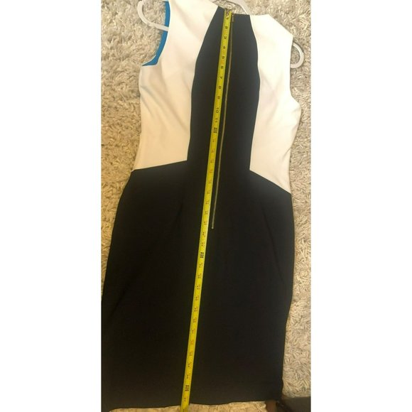 Calvin Klein Women's Back Zip Colorblock Sheath Dress Sz 8 - Picture 7 of 7